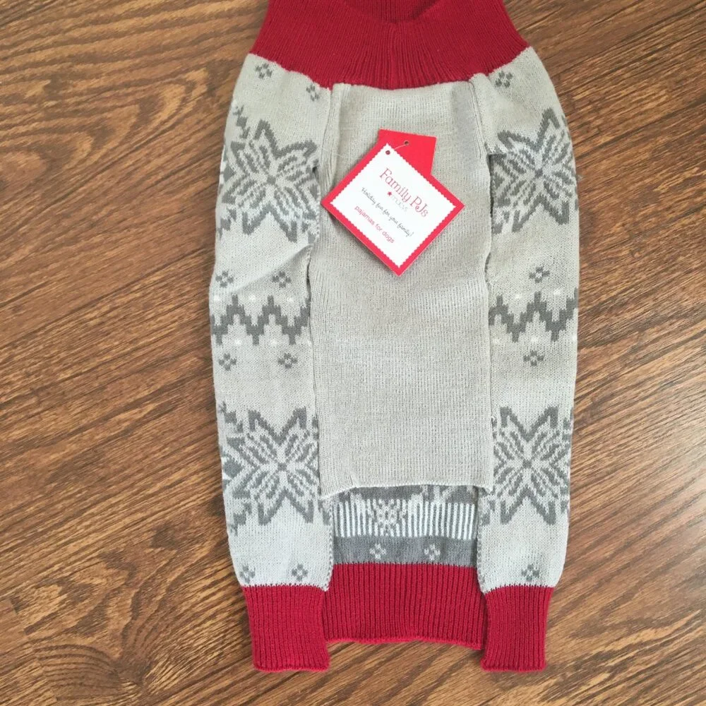 Family Pajamas pet sweater